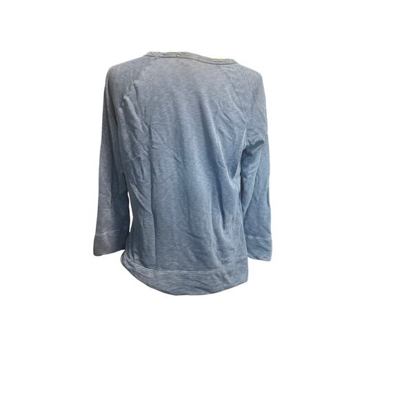 JAMES PERSE Boyfriend Raglan Sweatshirt in Blue Size 2 (M) - Picture 2 of 8